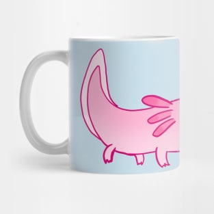 Funny cartoon axolotl Mug